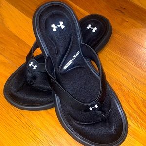 Black Under Armour Sandals
